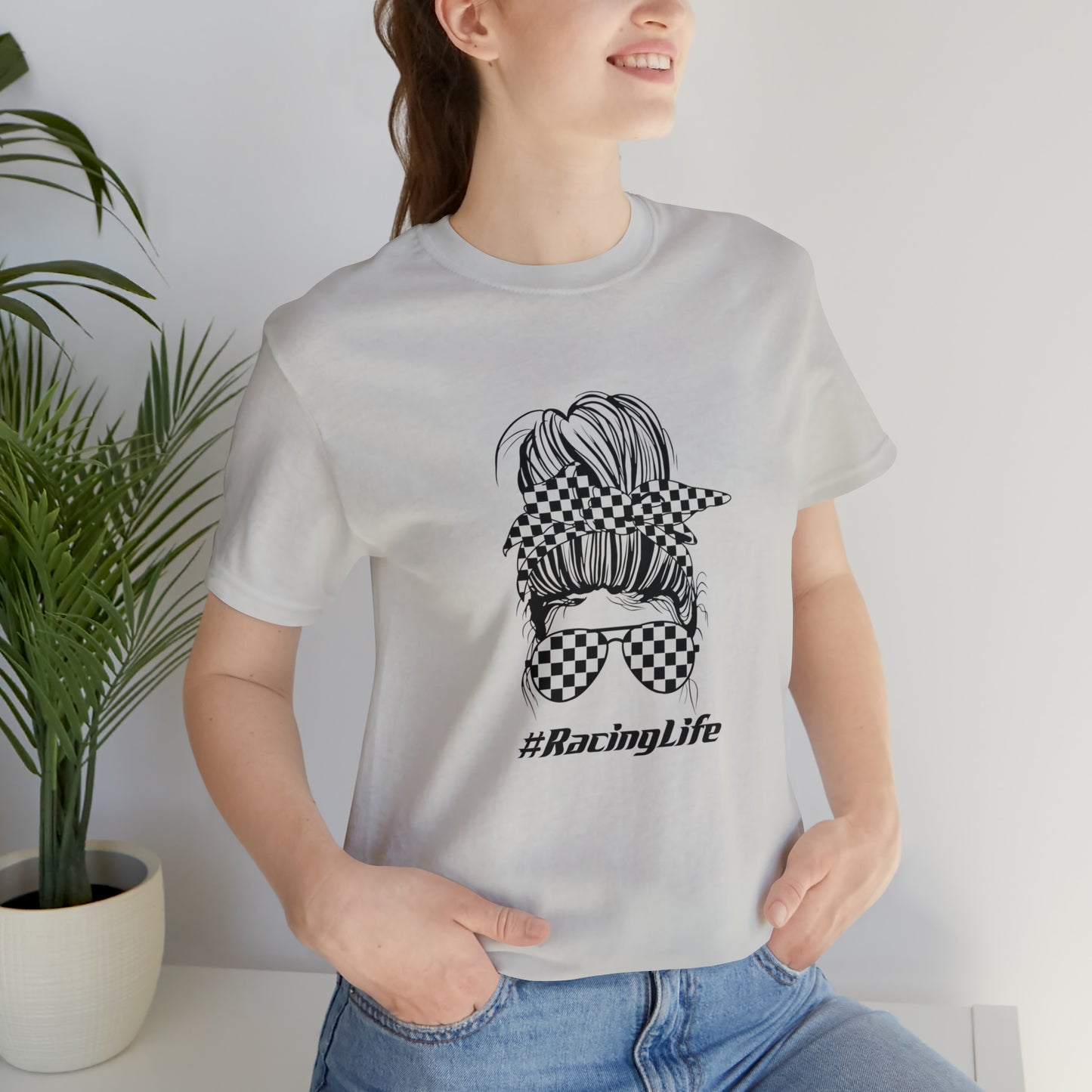 #Racinglife Unisex Jersey Short Sleeve Tee