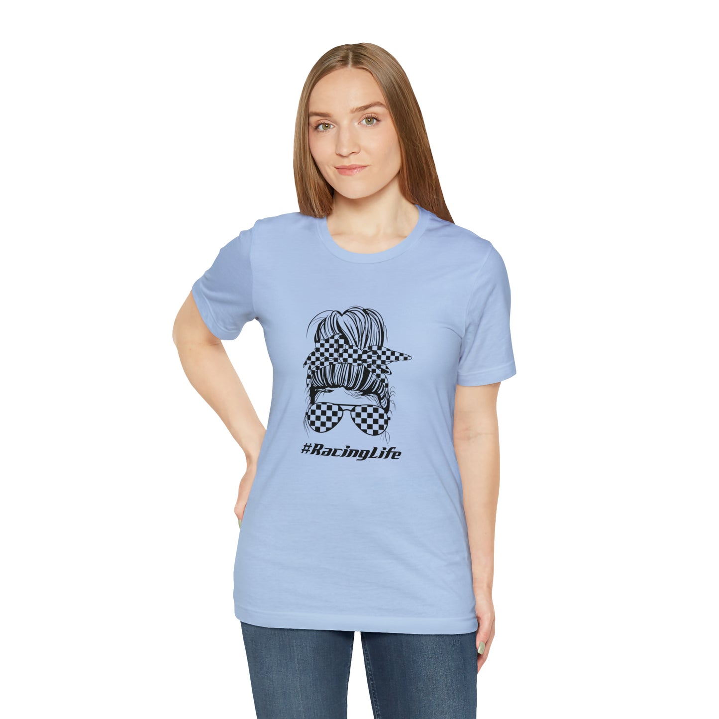 #Racinglife Unisex Jersey Short Sleeve Tee