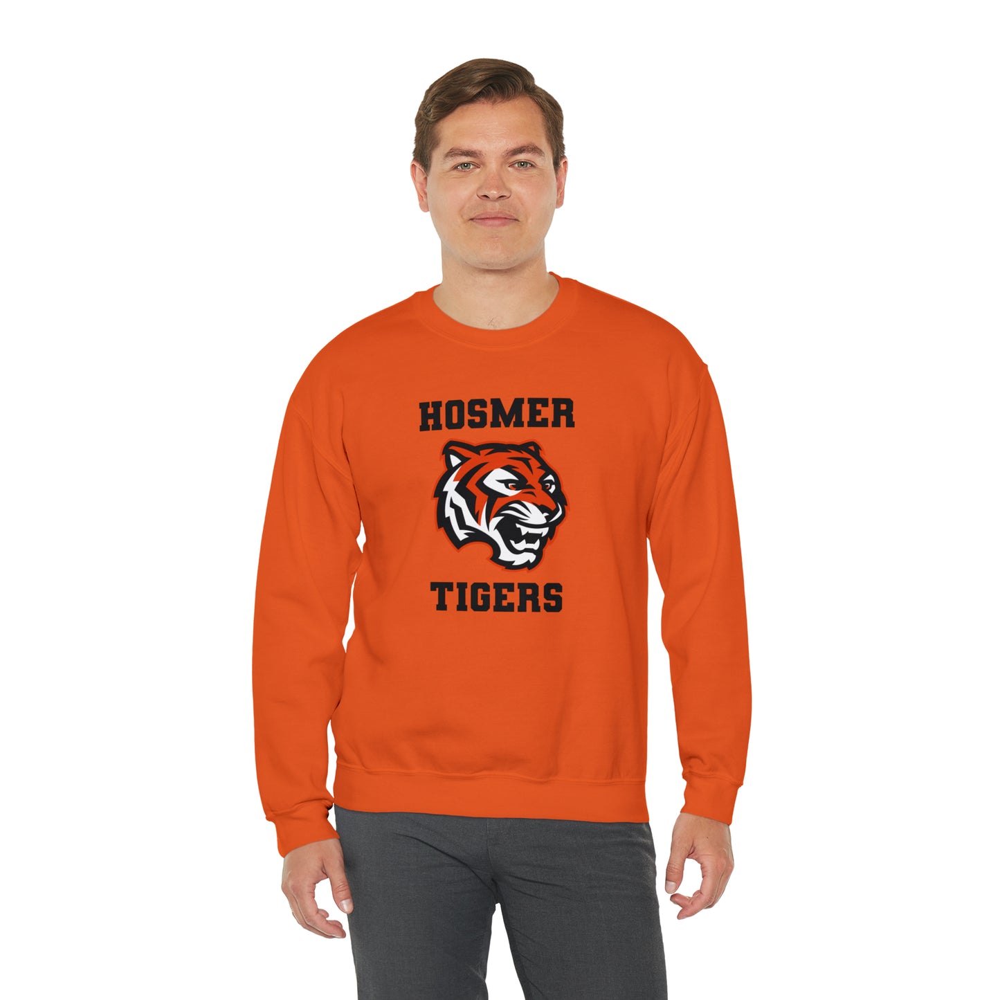 Hosmer Tiger Throwback Crewneck Sweatshirt