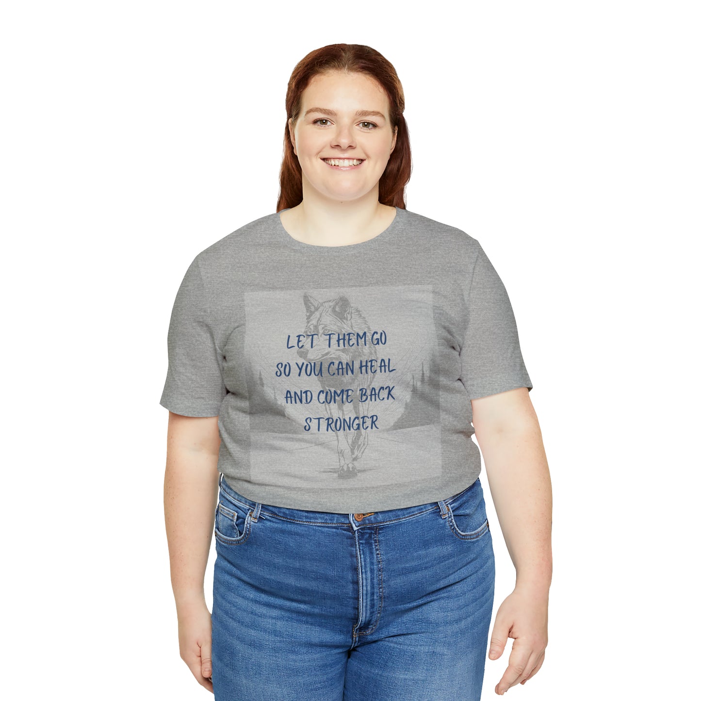 Let them go. Wolf Unisex Jersey Short Sleeve Tee