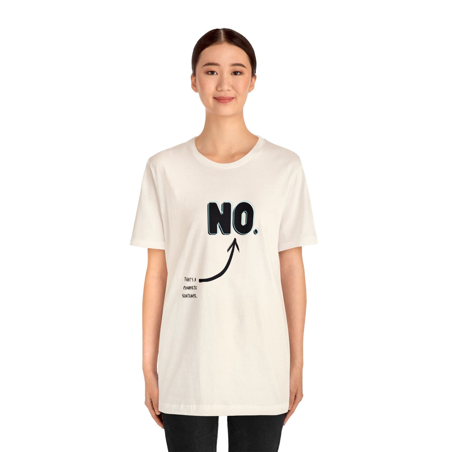 "NO" Short Sleeve Tee