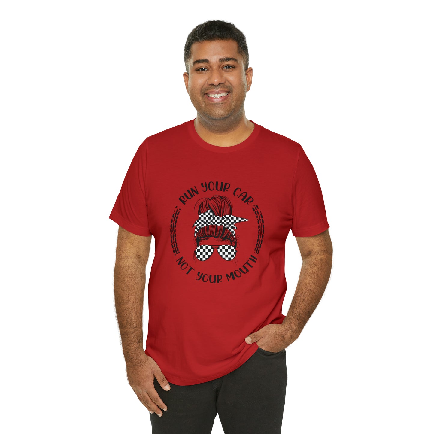 Run Your Car Unisex Jersey Short Sleeve Tee