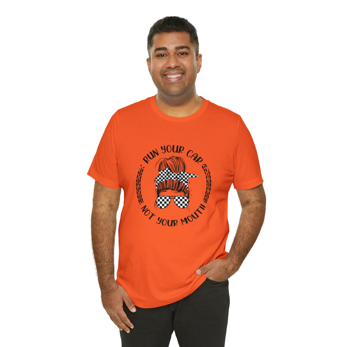 Run Your Car Unisex Jersey Short Sleeve Tee