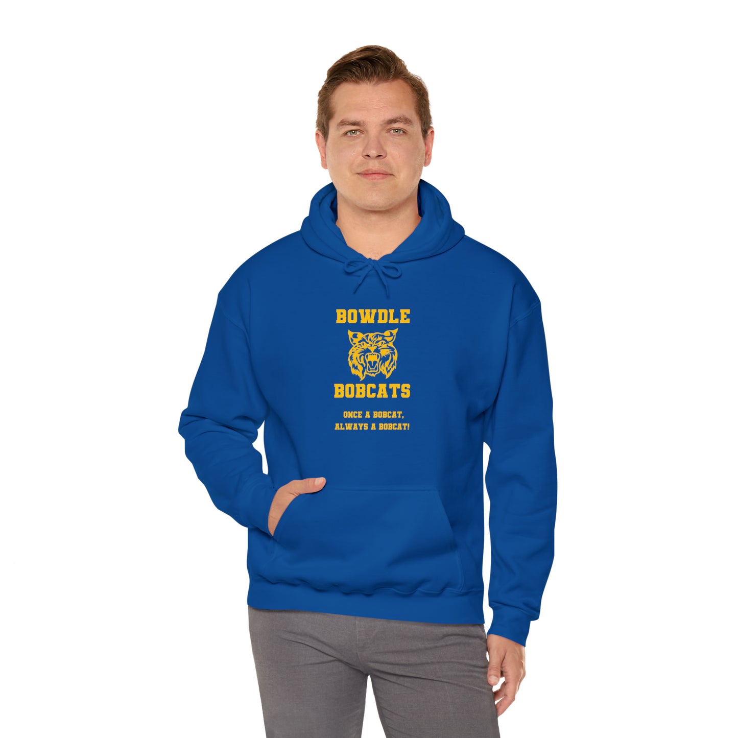 Bowdle Bobcat Throwback Hooded Sweatshirt