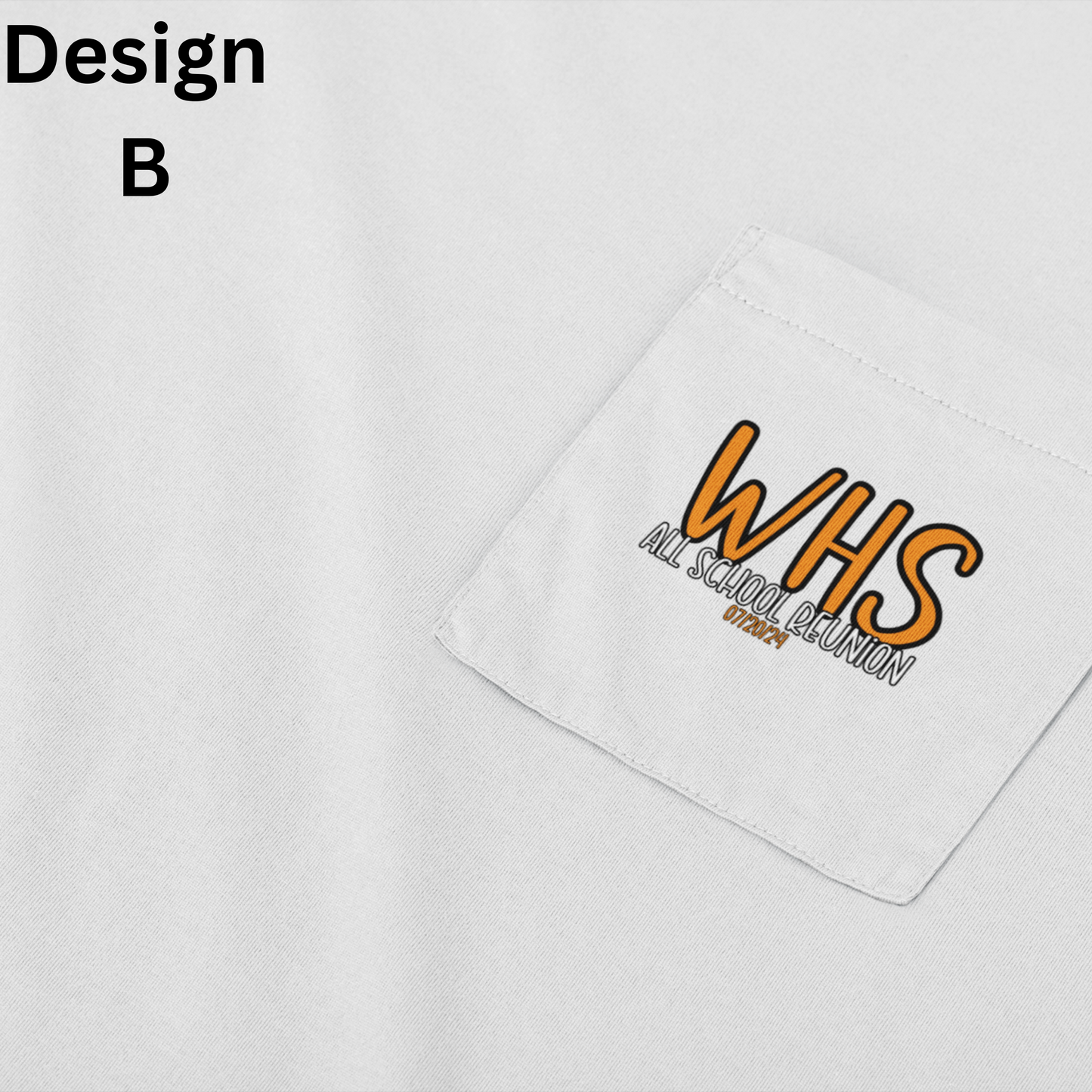 Wessington All School Reunion 2024 Pocket Tshirt