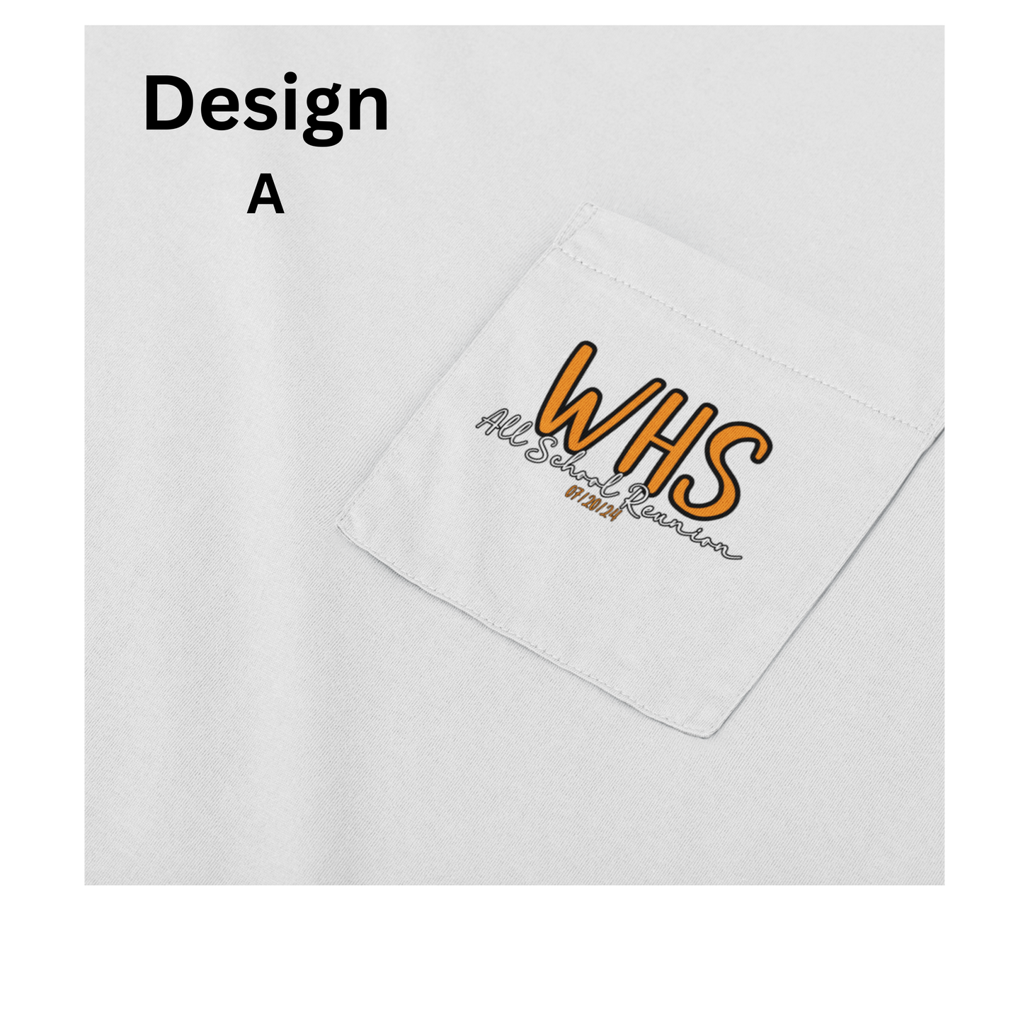 Wessington All School Reunion 2024 Pocket Tshirt