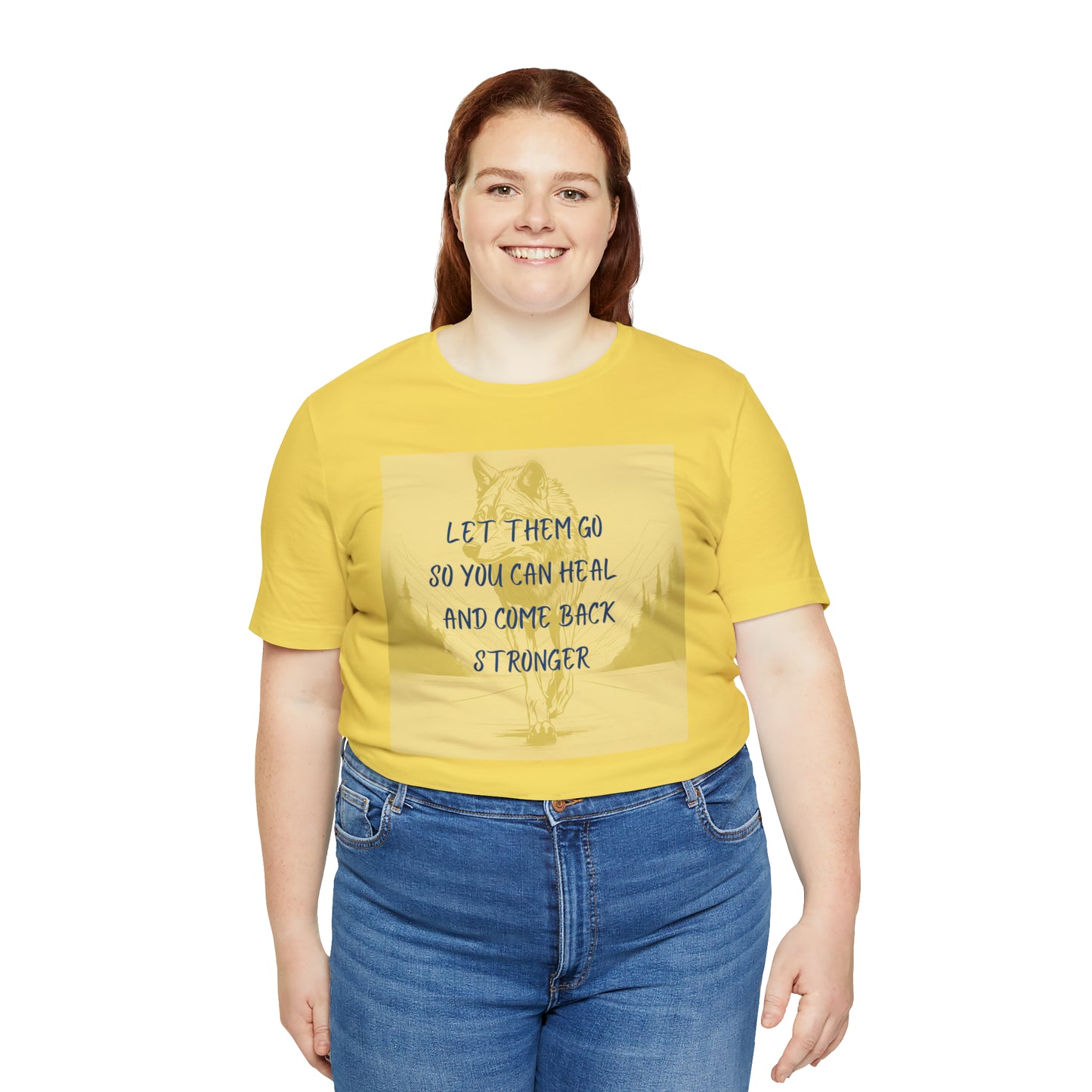 Let them go. Wolf Unisex Jersey Short Sleeve Tee