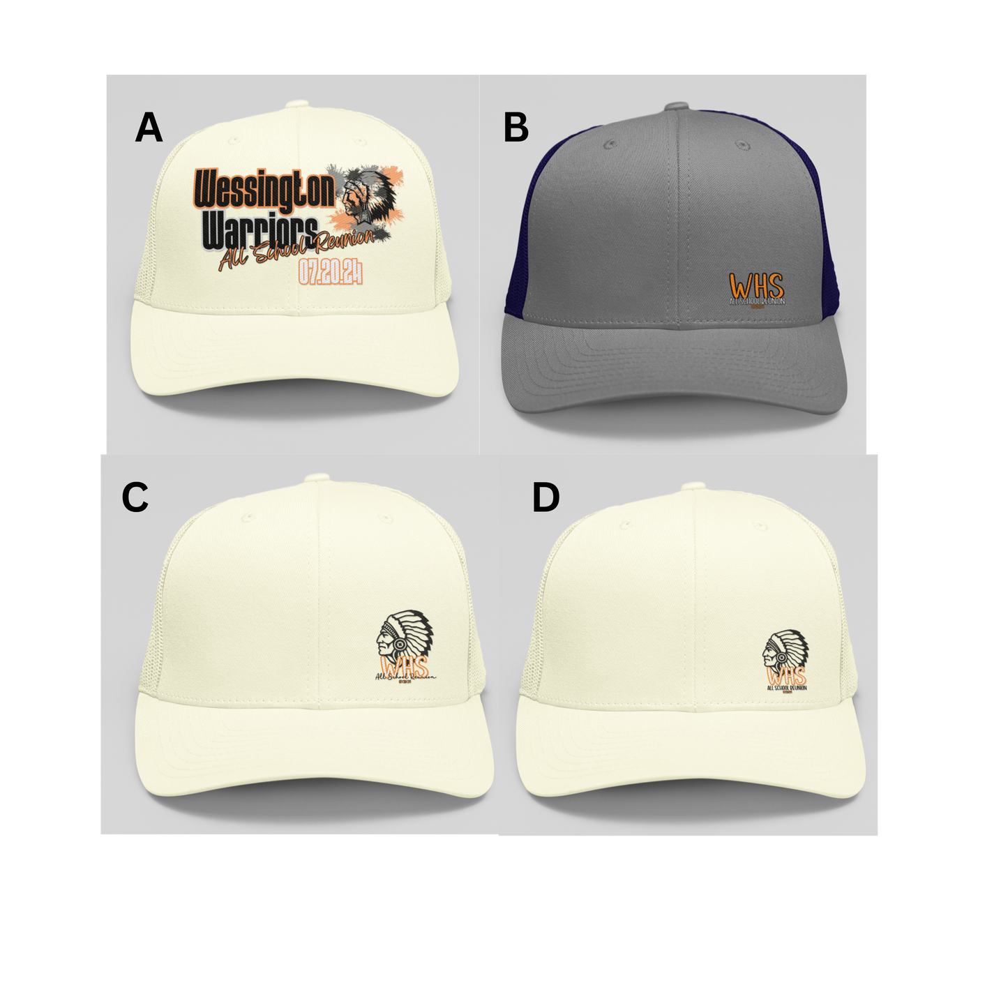 2024 Wessington All School Reunion Hats