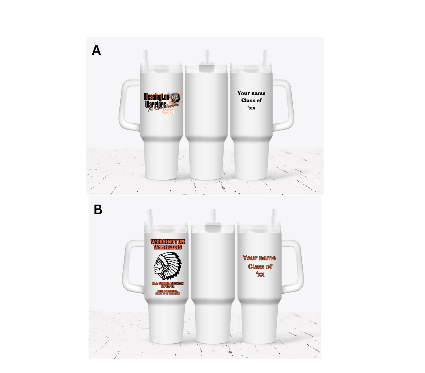 Wessington 2024 All School Reunion 40 oz tumbler