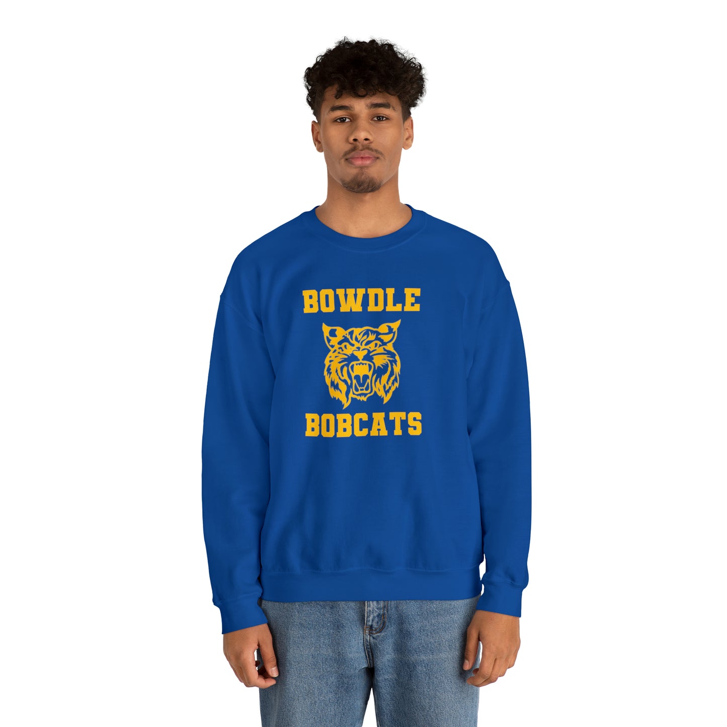 Bowdle Bobcat Throwback Crewneck Sweatshirt