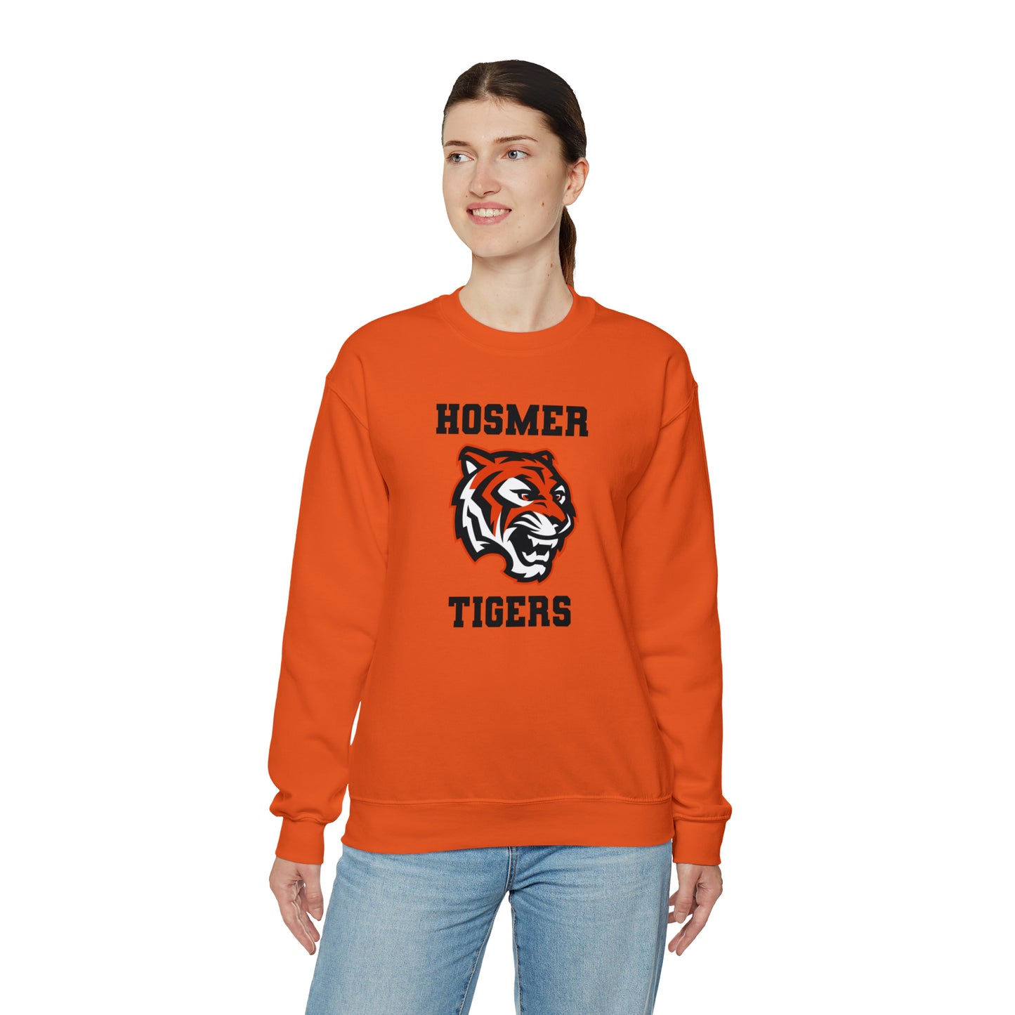Hosmer Tiger Throwback Crewneck Sweatshirt