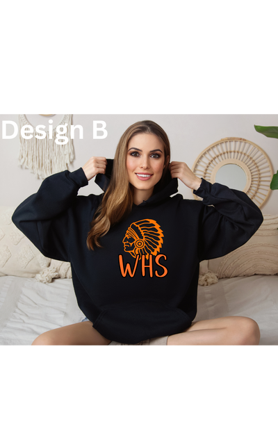 WHS Warriors Sweatshirt crewneck and hoodie