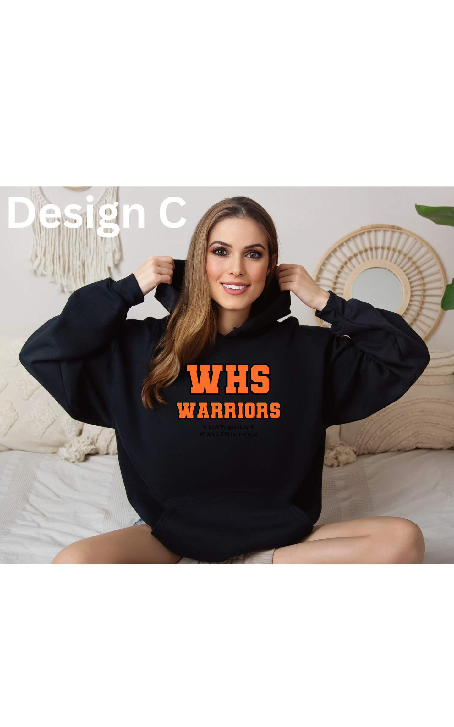 WHS Warriors Sweatshirt crewneck and hoodie