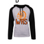 Warrior long sleeve jersey hoodie